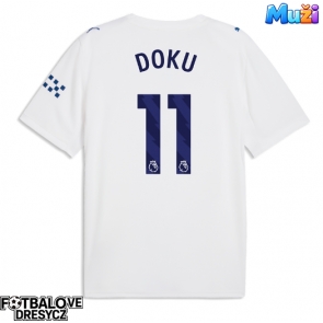 Manchester City Jeremy Doku #11 Alternativní Dres 2026-27 Krátký Rukáv